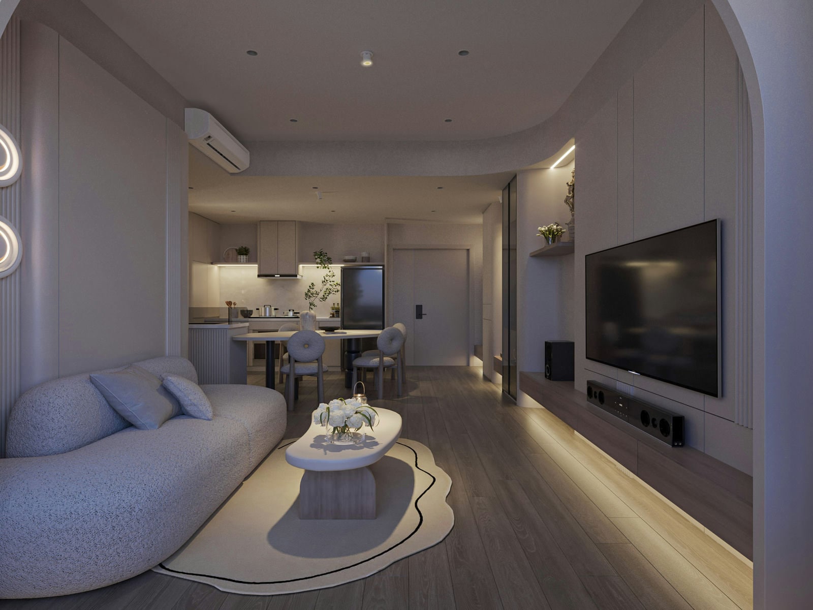 Thiết kế nội thất căn hộ Masteri